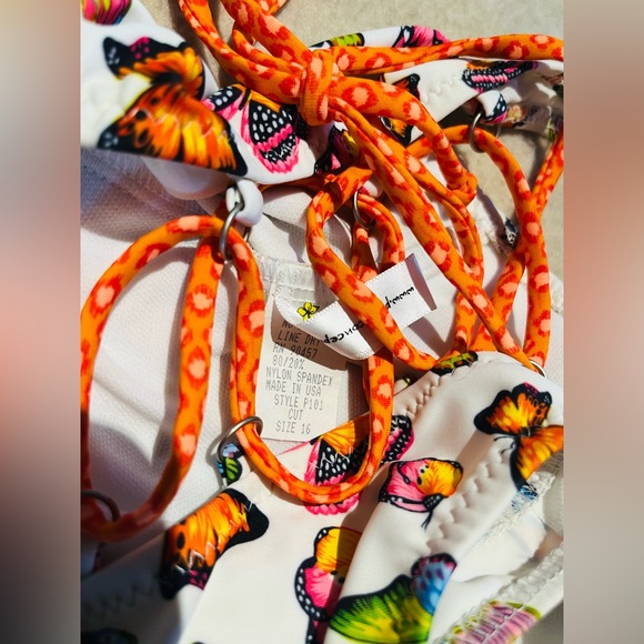 Point conception one piece swimming suit Sz 16 - Picture 7 of 10